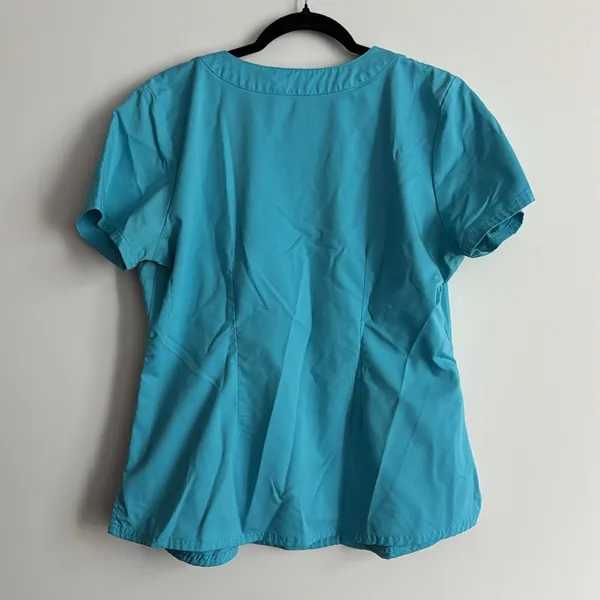 Purple Label by Healing Hands Scrub Top Size L - Image 8