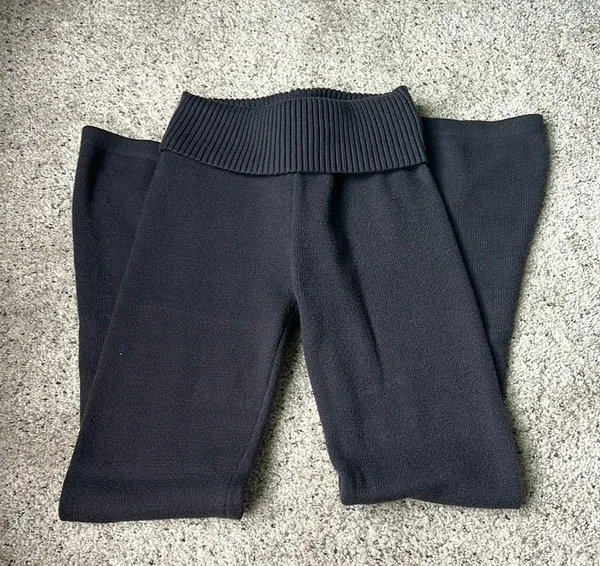 Fold Over Flare Pants - Image 2