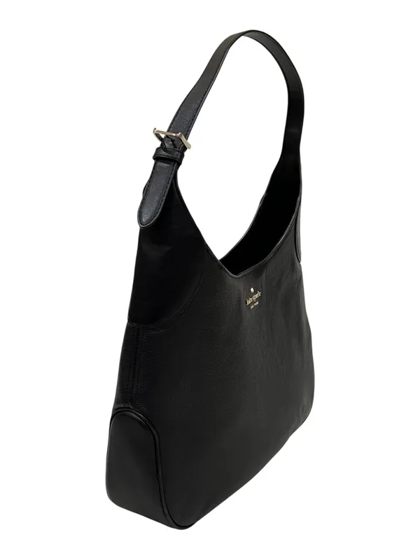 Kate Spade New York Black Pebble Leather Aster Shoulder Bag - Image 7
