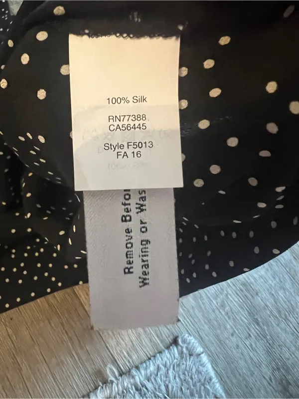 Madewell silk Black Polka Dot cami - Spaghetti Strap‎ - Image 7