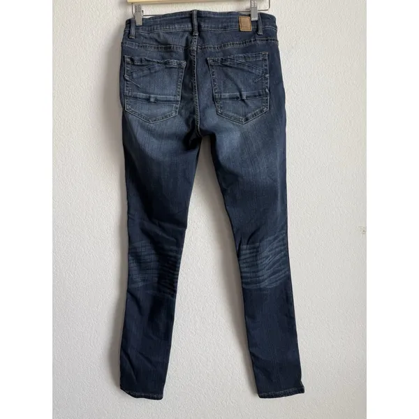 BKE Payton Skinny Jeans 28x31.5 Dark Wash Comfort Stretch Mid Rise Buckle Indie - Image 5