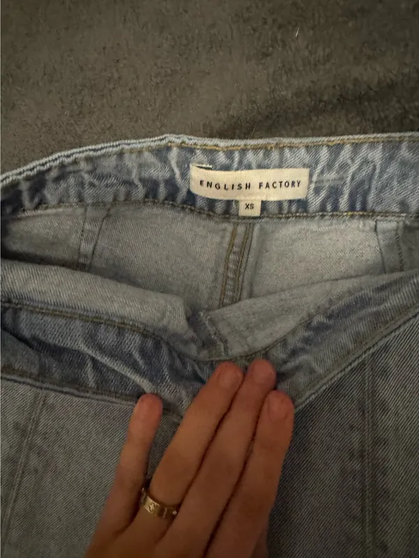 English Factory mini jean skort - Image 4