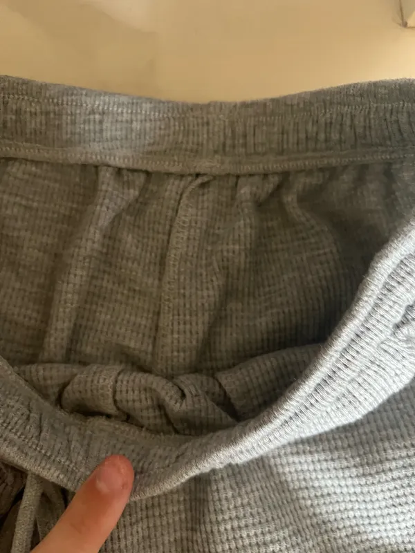 Waffle knit sweatshorts Gray Size XS - Image 2
