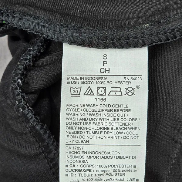 Old Navy Black Flat Front Cargo Active Bottoms‎ Pants Shorts Small - Image 5