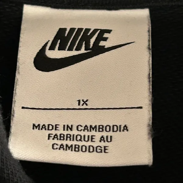 Nike‎ Icon Clash Women Hoodie Sweatshirt Size 1X JDI Metal Cufflinks Swoosh Logo - Image 7