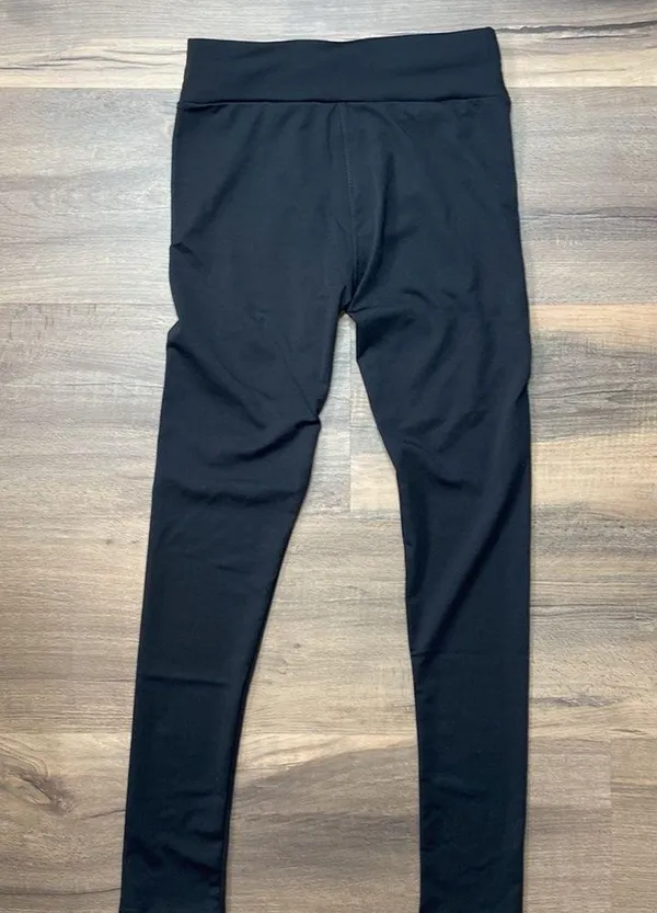POP Fit Women’s Black High Waisted Mesh Leggings Size Medium NWT - Image 15