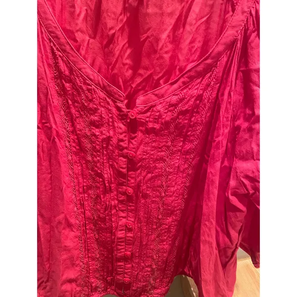 American Eagle Outfitters Red Short sleeve Women's top $15, Size XL, B51 - Image 2