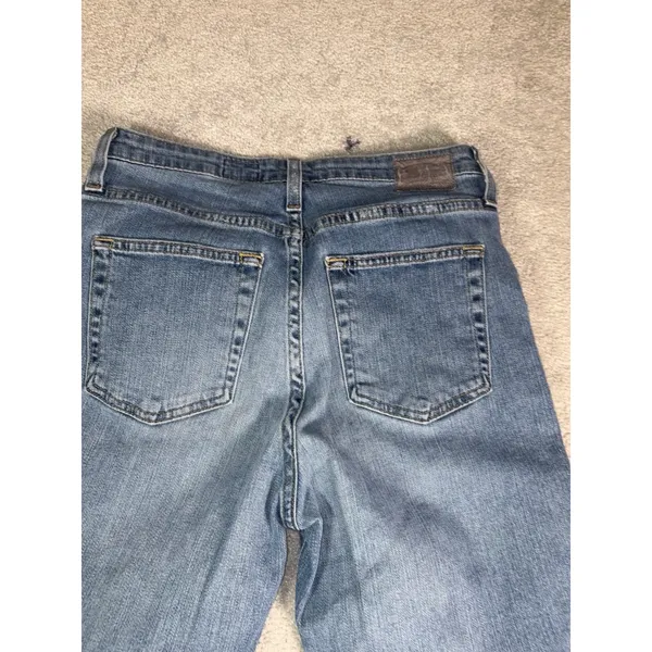 AG-ED Adriano Goldschmied Denim Phoebe Jeans Womens 28R Blue Tapered Leg - Image 8