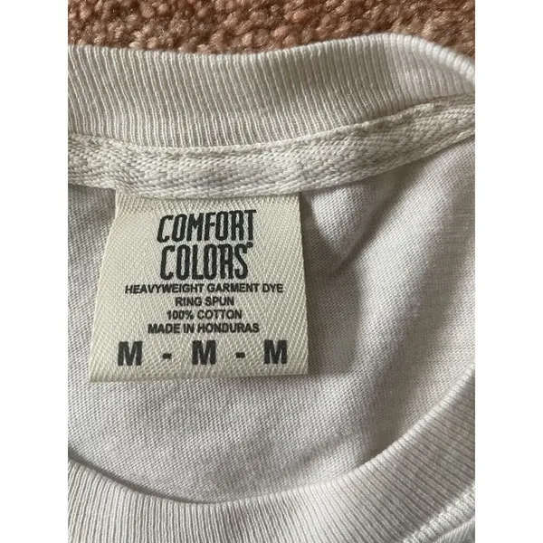 Comfort Colors Gettin Hitched Western Graphic Tee Size M Beige Unisex - Image 2
