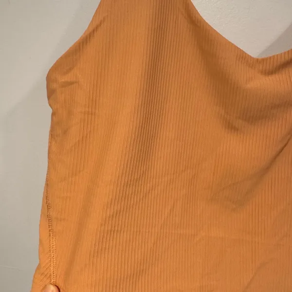 Pink ribbed old navy vneck longline tank‎ - Image 2