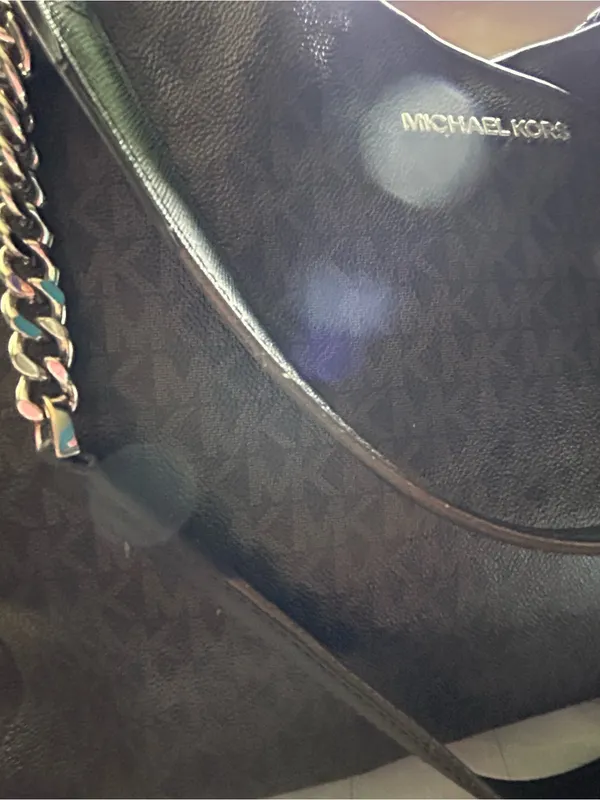 Michael Kors Black Monogram Tote Shoulder Bag - Image 16