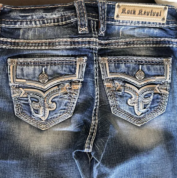 Rockrevival Women's Kait B201 Boot Cut Jean - Image 5