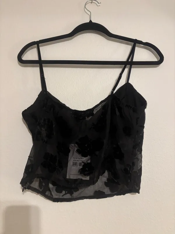 Princess Polly Top Black - Image 5