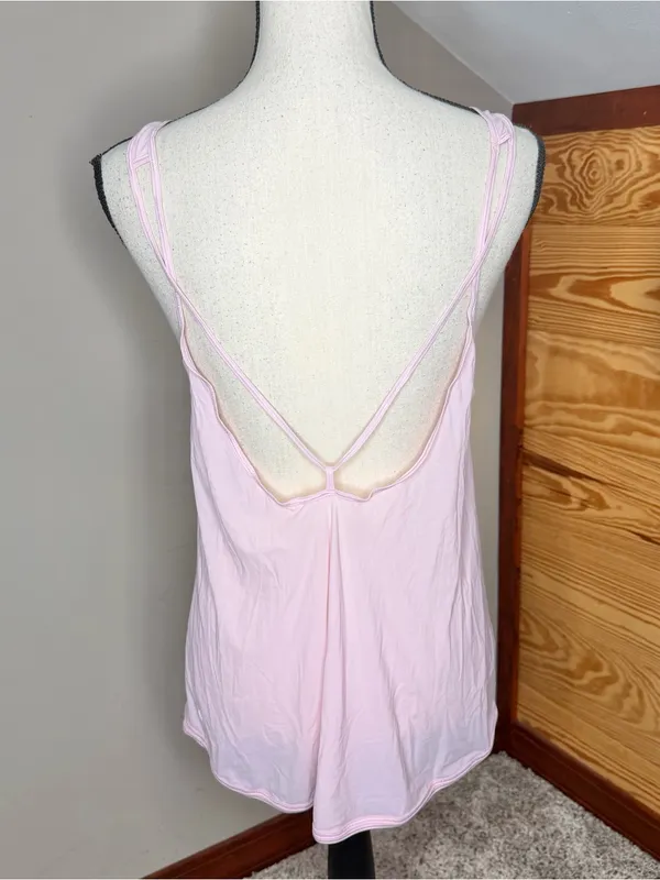 Lululemon Let It Slip Tank Top Shirt Pearl Butter Pink Small S W1BC2S Activewear - Image 2
