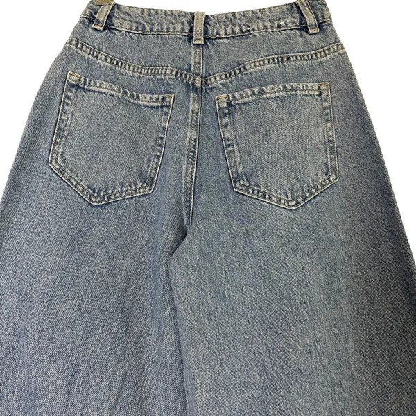 Garage Women's Size 25 Wide Leg Ample Baggy High Rise Jeans‎ 90s Grunge Hip Hop - Image 6