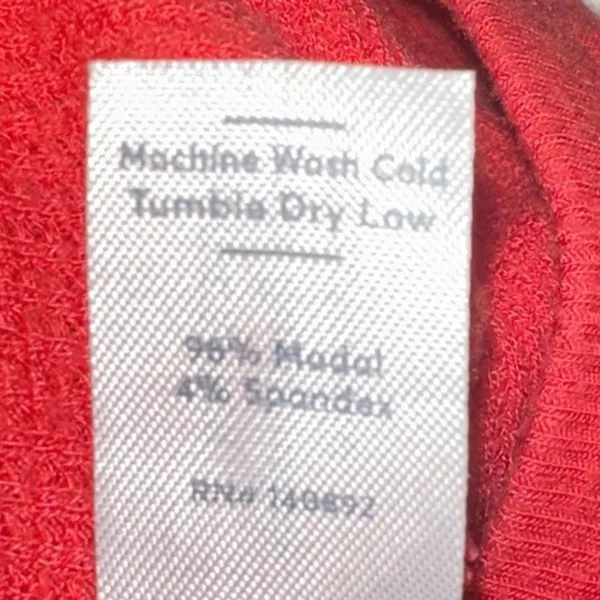 Marine Layer Lounge Pants Small Salmon Drawstring Waffle Wide‎ Leg Casual - Image 4