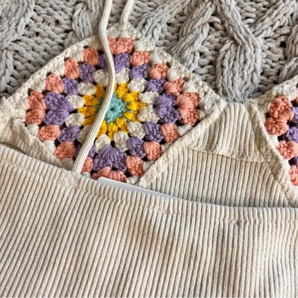 ZARA Crochet Crop Tank Top XS-S NWT‎ - Image 5