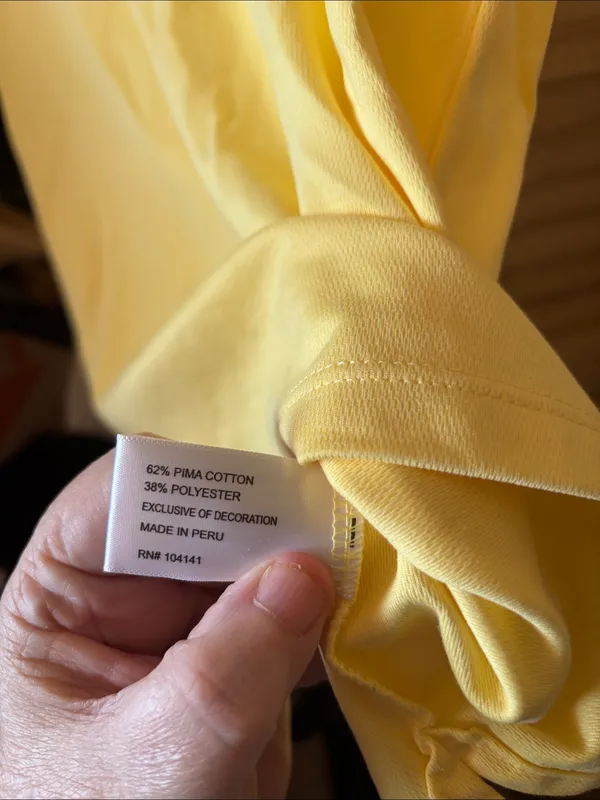 Lady Hagen Yellow Polo Shirt NWT Small - Image 4