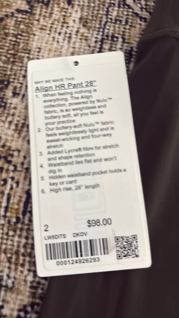 Lululemon align leggings dark olive - Image 2