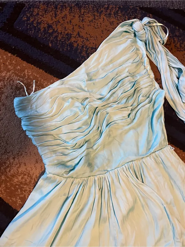 DO+BE Light Blue One-Shoulder Romper - Image 2