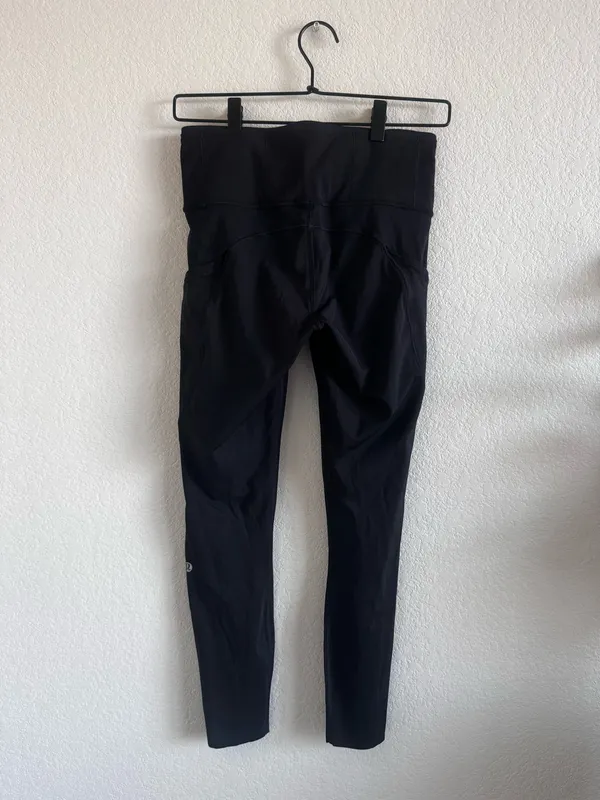 Lululemon Fast & Free 7/8 Tight II *Non Reflective Nulux 25” 6 Black - Image 5