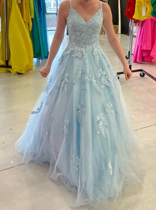 Amarra Prom Dress Blue Size 2 - Image 2