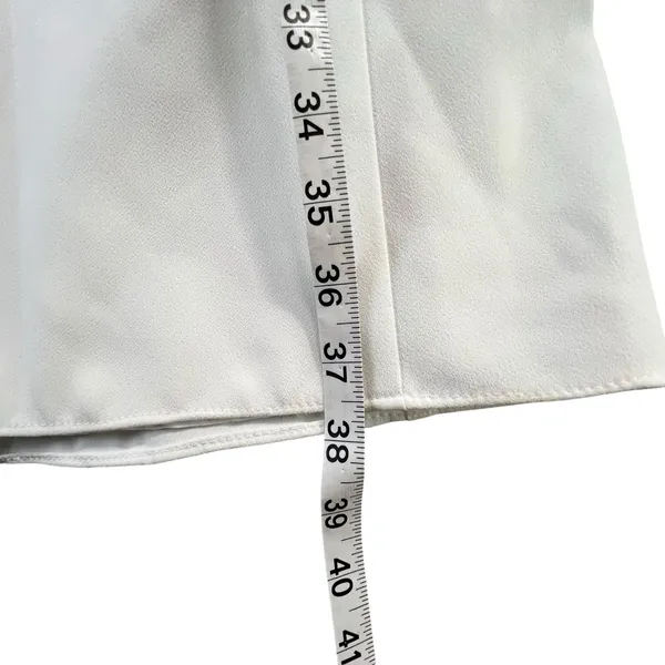 Angel Sanchez Sheath Dress 6‎ White Black Sequined Sheer Minimalist Renaissance - Image 11