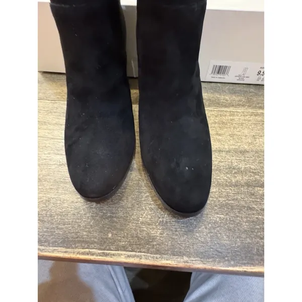 Lauren Ralph Lauren Artizan Suede Tall Boot Black Size 9.5 - Image 4