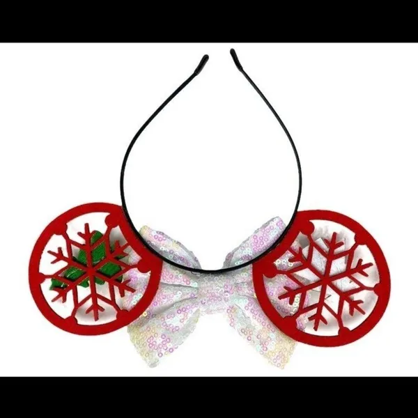 Christmas Disney Mickey Minnie ears new - Image 4