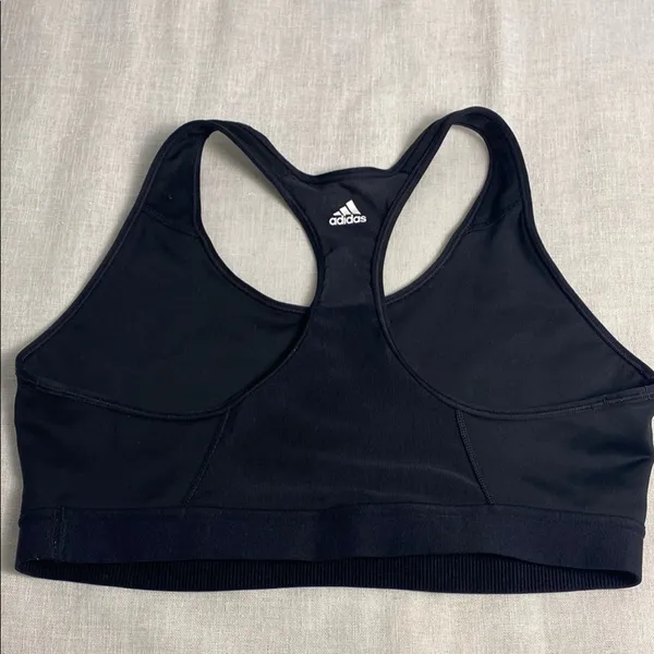 Adidas Women's Black Sports Bra size L - Image 5