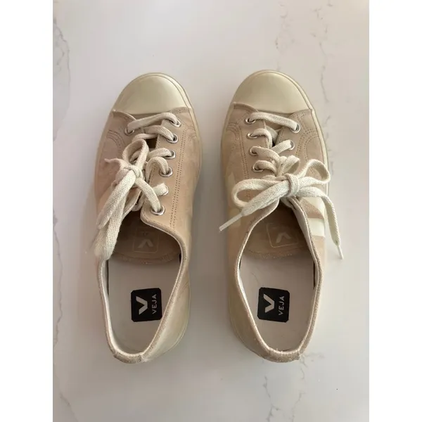 VEJA Wata II Low Canvas Pierre Sneakers in Beige Size US 10 / EU 41 - Image 6