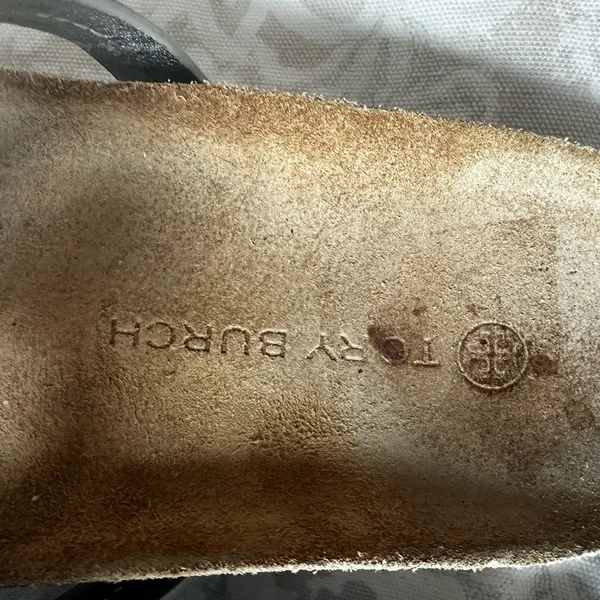 Tory Burch Silver and Brown Sandals - Image 7