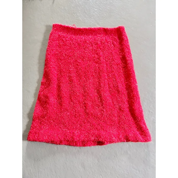 Y2K Cherry Red Fuzzy Knit 3 Piece Set Holiday Party Perfect Size S/M - Image 9