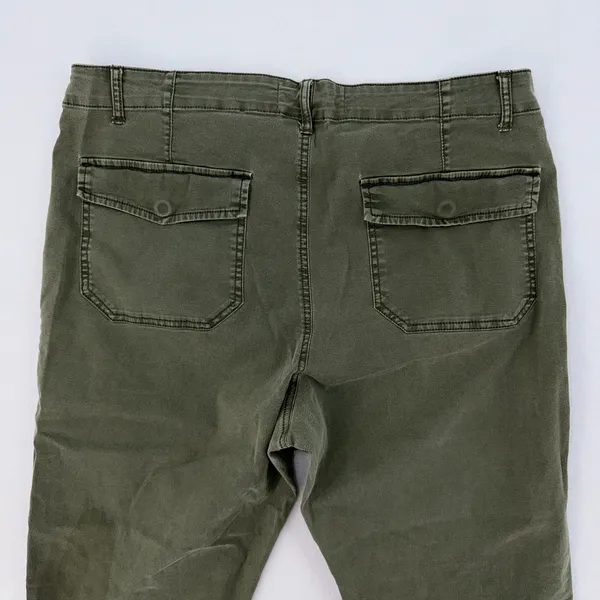 Pistola Olive Green Utility Jogger Cargo Pants Ankle Zip Size 31 - Image 9