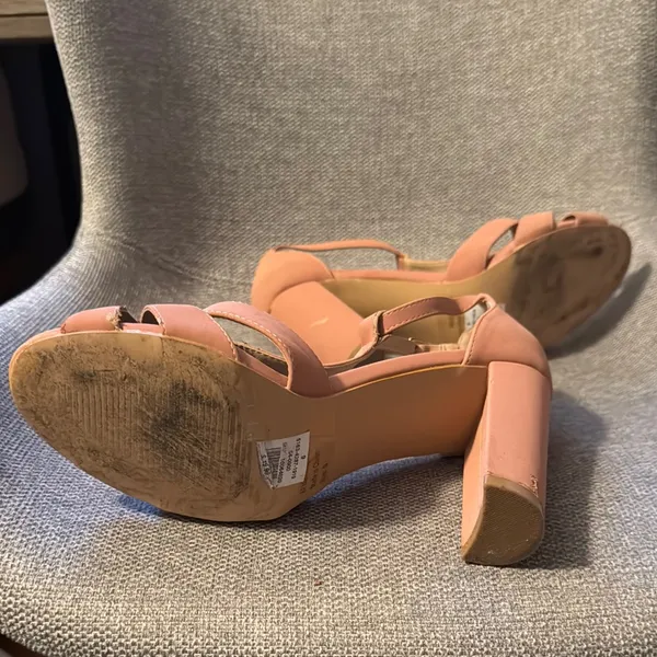 Glaze Pink Elegant Heels with Ankle Straps - Image 3