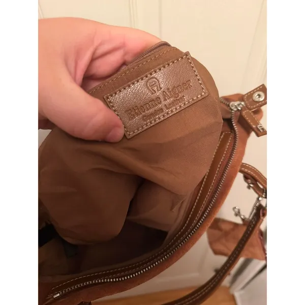 Etienne‎ Aigner NWOT Suede and Genuine Leather Tote Shoulder Bag with Coin Purse - Image 5