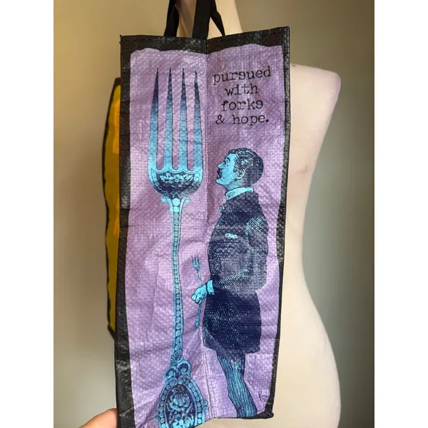 Trader Joe's Reusable Grocery Tote Bag Perky Uni-corny Whimsical Graphic Shopper - Image 4