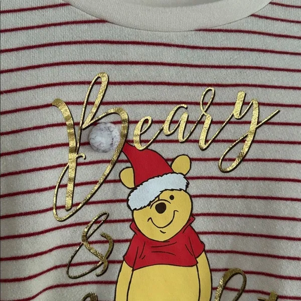 Disney Winnie the Pooh EUC
Christmas Sweater Pullover - Image 4
