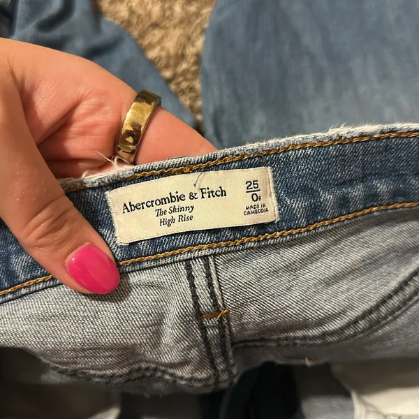 Abercrombie & Fitch The Skinny High Rise Jeans 25 0 - Image 3