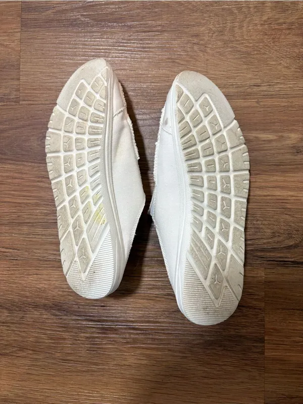 Colgo Women’s Canvas Slip On Mule Sneakers White Comfort Shoes Size 7 Casual - Image 6