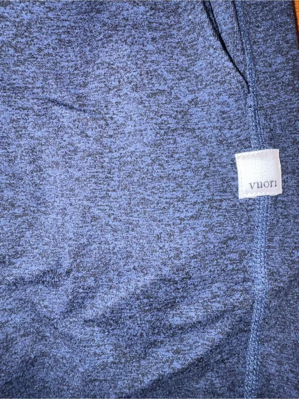Vuori Performance Jogger Navy Blue Heather DreamKnit Lounge Pants - Image 3