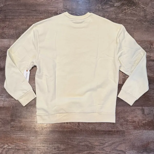 NWT Earthbound Snake Moon Cream Crewneck Sweatshirt Size Medium - Image 4