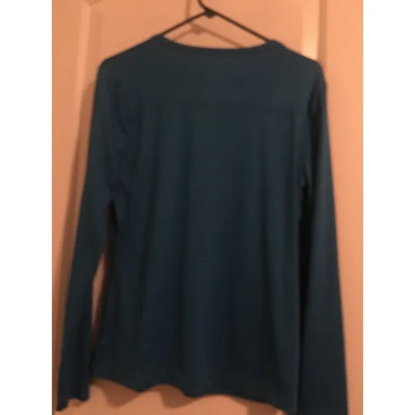 Danskin Now Women's Large Blue Active Wear Top Long Sleeve Shirt - Image 5
