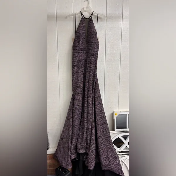 Jovani Halter Neck Formal Dress - Image 3