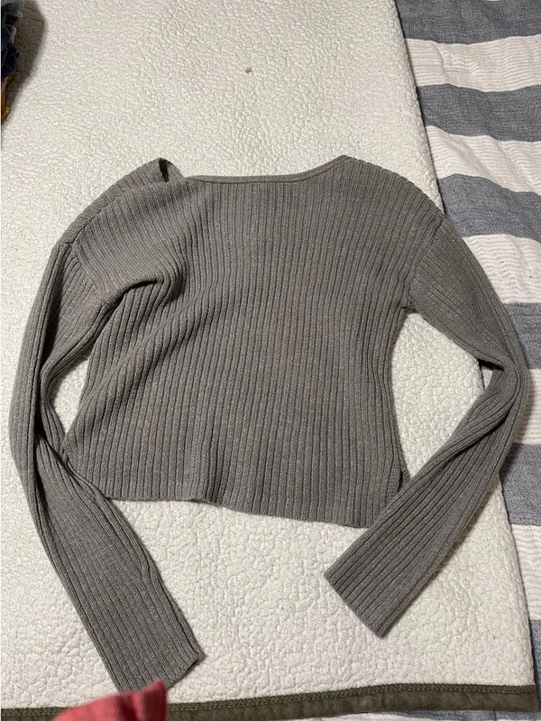 Grey Wild Fable Sweater - Image 2