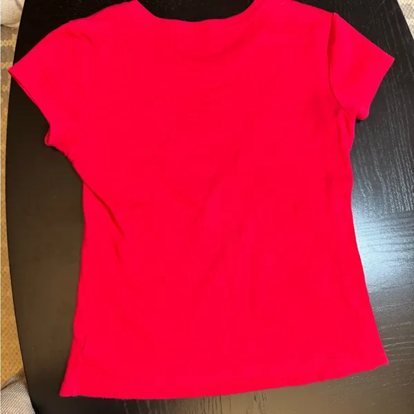 Disney Red Mickey Mouse Short Sleeve Tee - Image 3