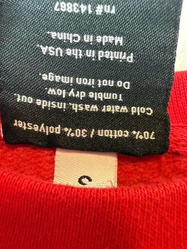Cookies Red Original Thin Mint Crewneck Sweatshirt Size Small Unisex Streetwear - Image 6