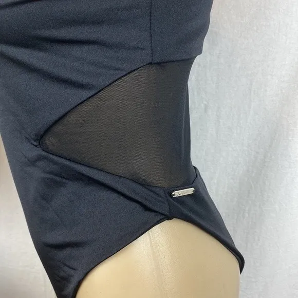 BuffBunny Black 1 Piece Bodysuit 1 Piece Swim Bathing Suit L - Image 4