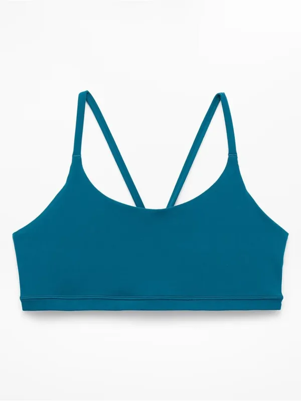 New Athleta S Transcend Scoop Bra Coastal Teal Small Cup A-C - Image 4