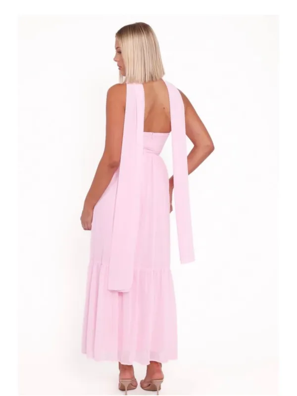 NEW Petal & Pup Celestria-Maxi-Dress-Pink 4 $99 NO SCARF - Image 2